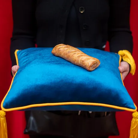 Greggs Sausage Roll Unveiled Madame Tussauds in Wax Form 4